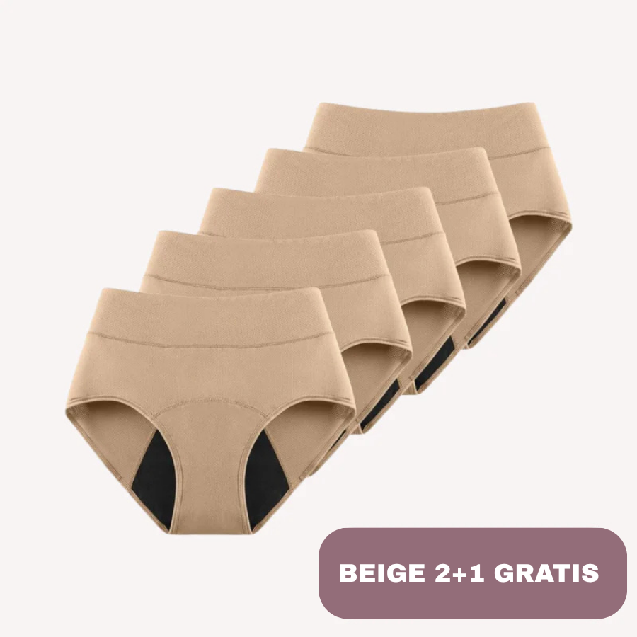 Bragas de soporte pélvico y a prueba de fugas (flujo abundante)