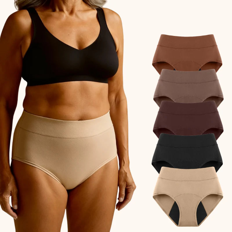 Bragas de soporte pélvico y a prueba de fugas (flujo abundante)