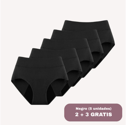 Bragas de soporte pélvico y a prueba de fugas (flujo abundante)