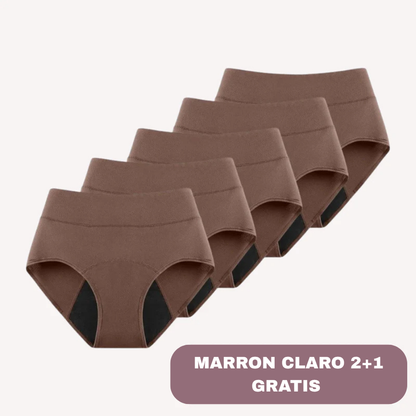 Bragas de soporte pélvico y a prueba de fugas (flujo abundante)